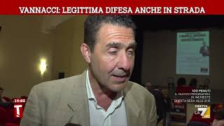 Vannacci legittima difesa anche in strada [upl. by Aryaz]