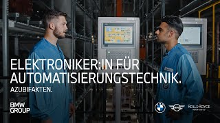 Azubifakten  Ausbildung zum Elektroniker für Automatisierungstechnik wmx I BMW Group Careers [upl. by Zela343]