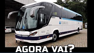 O NOVO ÔNIBUS DA VIAÇÃO PIRACICABANA É BOM NOVA CARROCERIA MASCARELLO ROMA R6 [upl. by Aleuqahs]