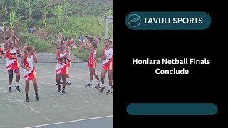 Honiara Netball Finals Conclude [upl. by Anassor]