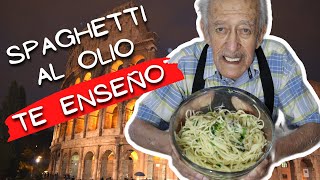 Spaghetti al olio TE ENSEÑO  La Casa del Nonno [upl. by Lagasse]