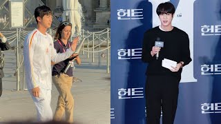 Japan Says Korean Government Paid Jin BTS to Perform at Paris 2024 Olympic Torch Relay [upl. by Nedi]