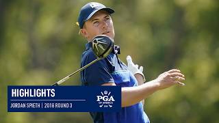 Every Shot from Jordan Speiths Third Round  2018 PGA Championship [upl. by Atirahs]