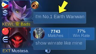 PRANK EARTH NO1 WANWAN🤣 Then show my real winrate🤫 [upl. by Seiter]