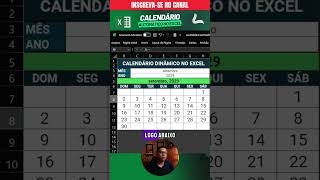 Calendário no Excel Como Automatizar Datas com Funções e Formatação Condicional [upl. by Aciruam552]