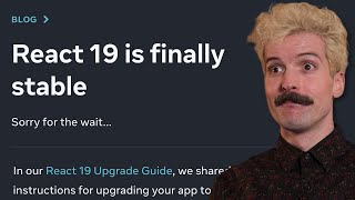 React 19 is finally out [upl. by Idolem]