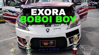 Proton Exora Modified with Custom Bodykit and Boboi Boy Decals  Galeri Kereta [upl. by Adnalu]