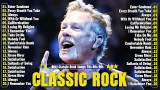 Top 100 Best Classic Rock Songs Of All Time 🔥 Queen Nirvana Scorpions Aerosmith ACDC Bon Jovi [upl. by Iznekcam]