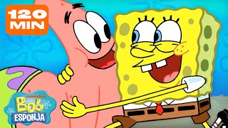 Bob Esponja  120 MINUTOS de Bob Esponja amp Patrick 💛💖  Bob Esponja em Português [upl. by Orozco]