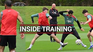 INSIDE TRAINING  Rigorous fitness training by Arne Slot as Full team are fully ready [upl. by Champ]