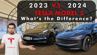 2023 vs 2024 Telsa Model 3 Differences  What are they [upl. by Itra]