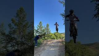 Electric dirt bike Big Jump on a Rerode R1 72V 8000W 35AH More powerful than Surron light bee x mtb [upl. by Ridgley]