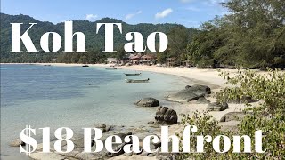 Koh Tao 18 Beachfront Gem Sairee Beach Hotel Search 2021 [upl. by Godden]