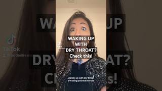 WAKING UP WITH DRY THROAT Check this in your house • YouTube Shorts [upl. by Reube910]