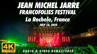 Jean Michel Jarre  Francofolies Festival La Rochelle July 14th 2024 4K Remastered [upl. by Ienttirb]