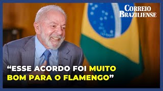 LULA ASSINA ACORDO PARA CONSTRUÇÃO DE NOVO ESTÁDIO DO FLAMENGO [upl. by Asik]