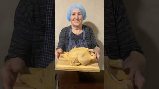 Delicious chicken prepared by Grandma  chicken cooking yummy Курица ქათამი [upl. by Waldman348]