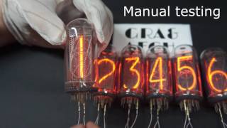 IN18 Nixie Clock Test GRA amp AFCH [upl. by Apollus108]