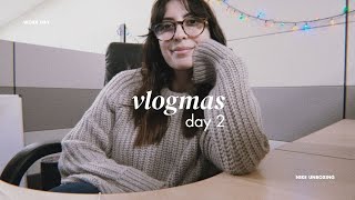 Come to Work with Me and Nike Black Friday Unboxing  vlogmas day 2 [upl. by Attelrahs450]