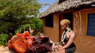 African village lifeCooking Traditional Swahili Dish for Dinner by the Ocean [upl. by Ulrick]