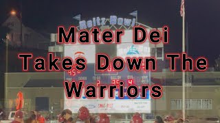 Mater Dei Takes On The Harrison Warriors highschoolsports footballhighlights highlights [upl. by Anyek]