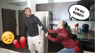 I CHEATED ON YOU PRANK ON BOYFRIEND HE BROKE UP WITH ME [upl. by Mcgrody656]