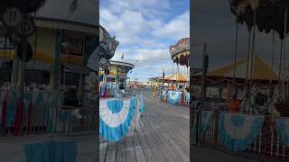 Moreys Piers Wildwood Oktoberfest before Opening WildwoodBoardwalk WildwoodNJ wildwood2024 [upl. by Irrehs]