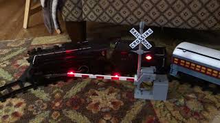 polar Express Passes Railroad Crossing Gate toy [upl. by Hyatt]