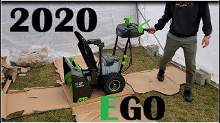 2020 EGO 24 inch 2 Stage Snow Blower Unboxing [upl. by Clark384]