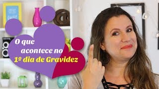 O QUE ACONTECE NO PRIMEIRO DIA DE GRAVIDEZ  Monica Romeiro [upl. by Paloma]