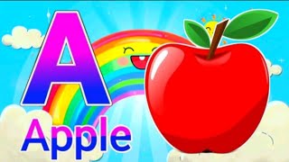 ABCD rhymes a for apple b for ball cartoon a for apple b for ball song video abcd cartoon video [upl. by Aeriel]