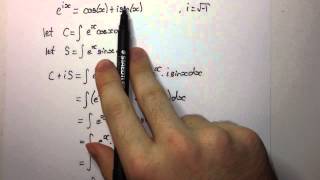 HSC 4U Maths Integration  Using Eulers Formula to simplify harder integrals [upl. by Anna-Maria]