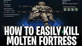 THE EASIEST HARD MODE BOSS IN THE FIRST DESCENDANT  MOLTEN FORTRESS CHEESE GUIDE [upl. by Daniella1]