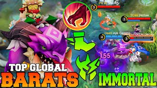 Immortal Barats Revamp Gameplay  MLBB Barats Best Build 2023 Tutorial Guide Jungle Tank Build MLBB [upl. by Furr]