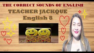 CORRECT SOUNDS OF ENGLISH ENGLISH GRADE8 STRESS PITCH JUNCTURE TEACHER JACKQUE [upl. by Aradnahc]