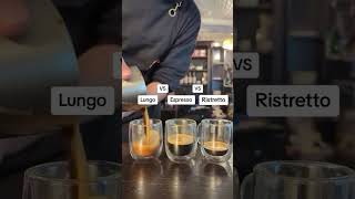 RISTRETTO  ESPRESSO  LUNGO  IG  COFFEEHOLIC101  coffee baristavlog espresso ristretto [upl. by Kcired721]