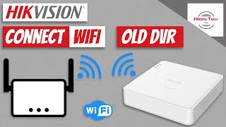 How to Connect wifi to Hikvision DVR 2024  Connect wifi to Old Hikvision DVR [upl. by Innob]