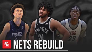 Rebuilding the Brooklyn Nets in NBA 2K25 [upl. by Reinal]