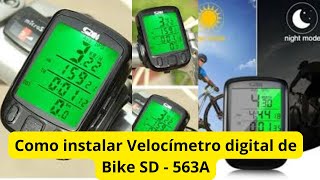 Como instalar Velocímetro digital de Bike SD  563A [upl. by Ander]