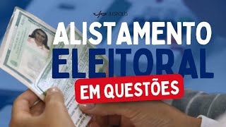 ALISTAMENTO ELEITORAL  QUESTÕES ATUAIS  TSE UNIFICADO 2024 [upl. by Naerb]