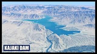 Aerial view of Kajaki Dam Helmand Province Afghanistan virtual tour [upl. by Isabelle]