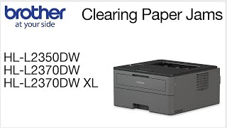 How to clear paper jams like a pro – HL2370DW or HLL2350DW [upl. by Ttevy]