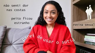 1 Mês de SILICONE Dor PAREI de USAR o SUTIÃ CIRÚRGICO dormindo de lado︱por Daniela Cândido [upl. by Allerus]