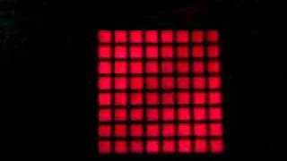 8x8 dot matrix led individual pixels PWM control [upl. by Adahsar]