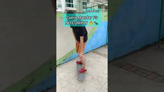 Manobra mais fácil pra iniciante aprender em 1 dia COMO MANDAR FS NO COMPLY 180º SKATE [upl. by Chan]