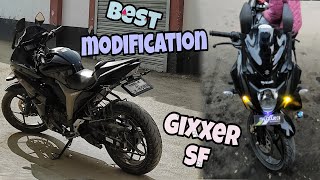 best modified gixxer sf 150  Gixxer modified bike  Suzuki Gixxer sf modified  2024 [upl. by Ellenrad]