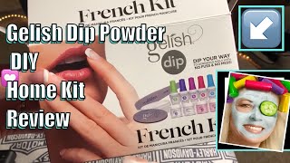 Thrifty Rich · Gelish Dip Powder French Tip Review DIY Home Kit Unboxing [upl. by Aneeuqal857]