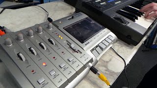 How oldschool multitrack recording works Tascam 4track [upl. by Anaujal577]