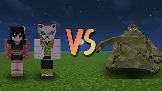 Sabito vs Hand demon in minecraft [upl. by Doy]