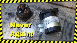 Replacing the glow plug relay solenoid on a 73 ford powerstroke [upl. by Foah]